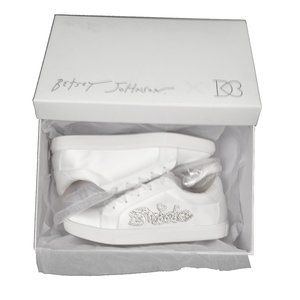 David's Bridal Betsey Johnson Jeweled Bride Sneakers! Jeweled Bride on Side